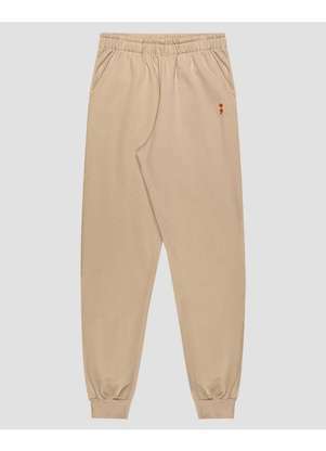 Based - Calça Jogger Juvenil Masculina em Moletom Bege - BaseD