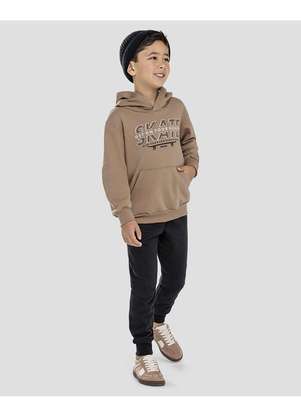 Reirex - Conjunto Blusão Skate e Calça Marrom - REIREX