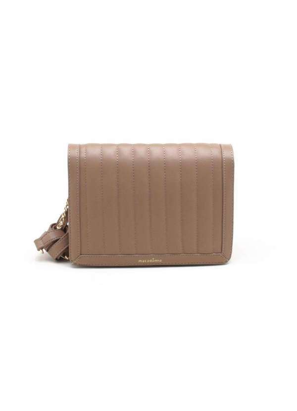 Macadamia - Bolsa Tiracolo Macadâmia Matelassê Marrom