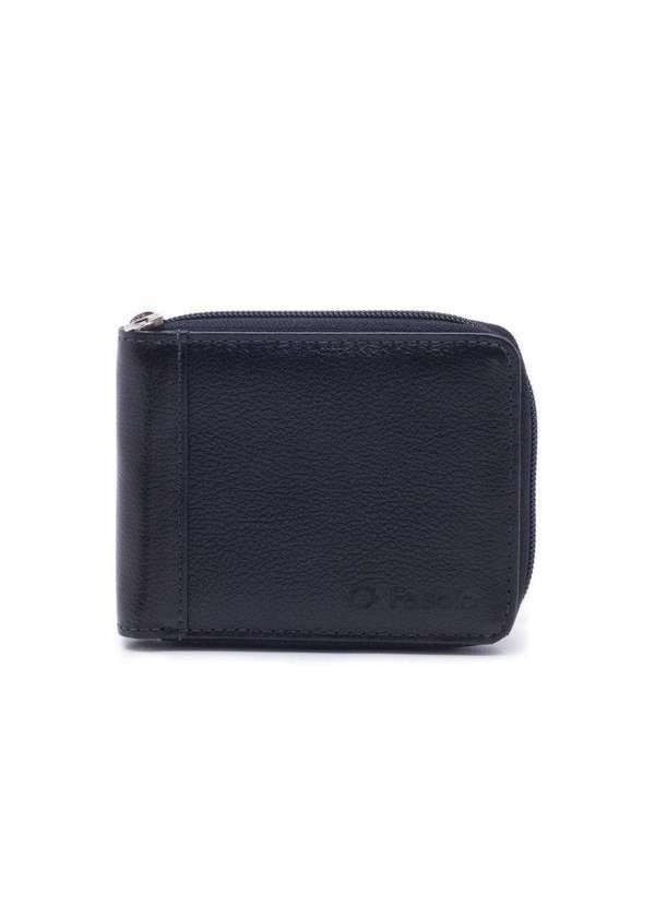Fasolo - Carteira Fasolo Couro Masculina Preto