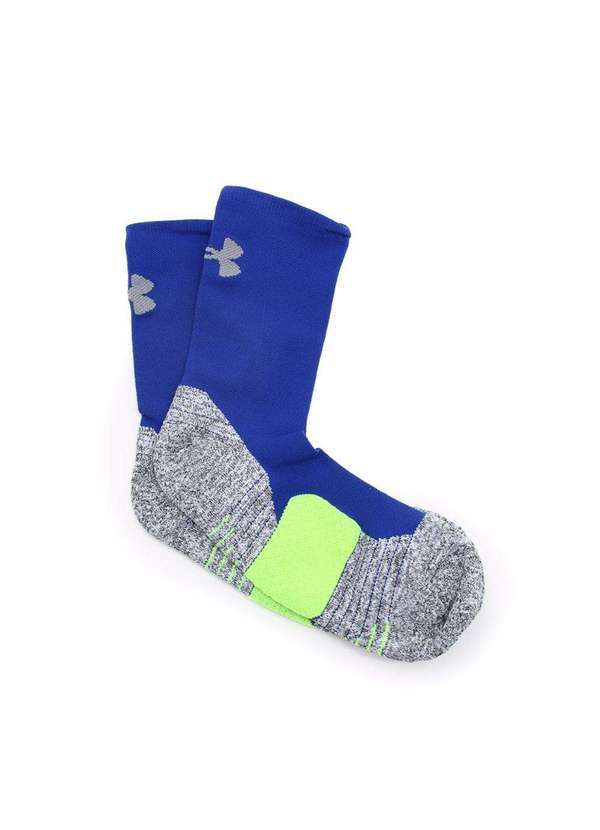 Under Armour - Meia Under Armour Run Cushion Quarter Azul