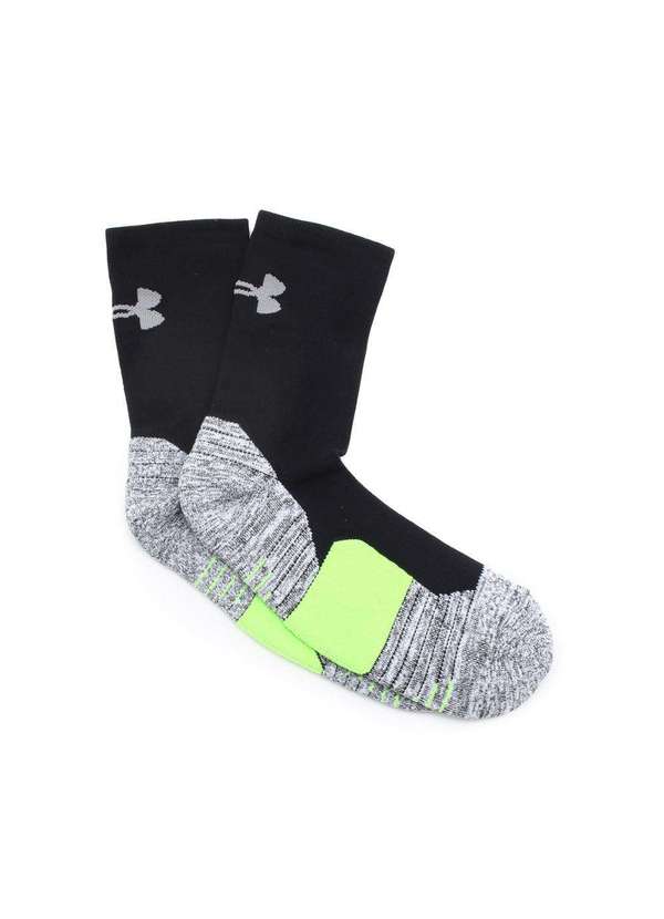 Under Armour - Meia Under Armour Run Cushion Quarter Preto