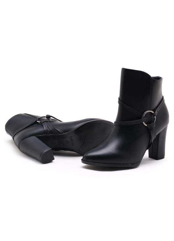 Ankle boots fashion salto grosso beira rio