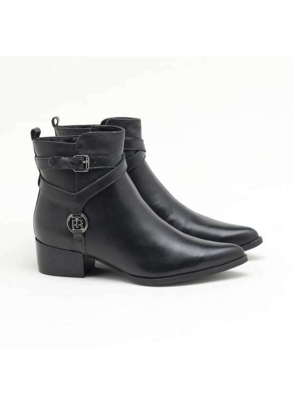 Bottero - Ankle Boot Bottero Couro a Preto