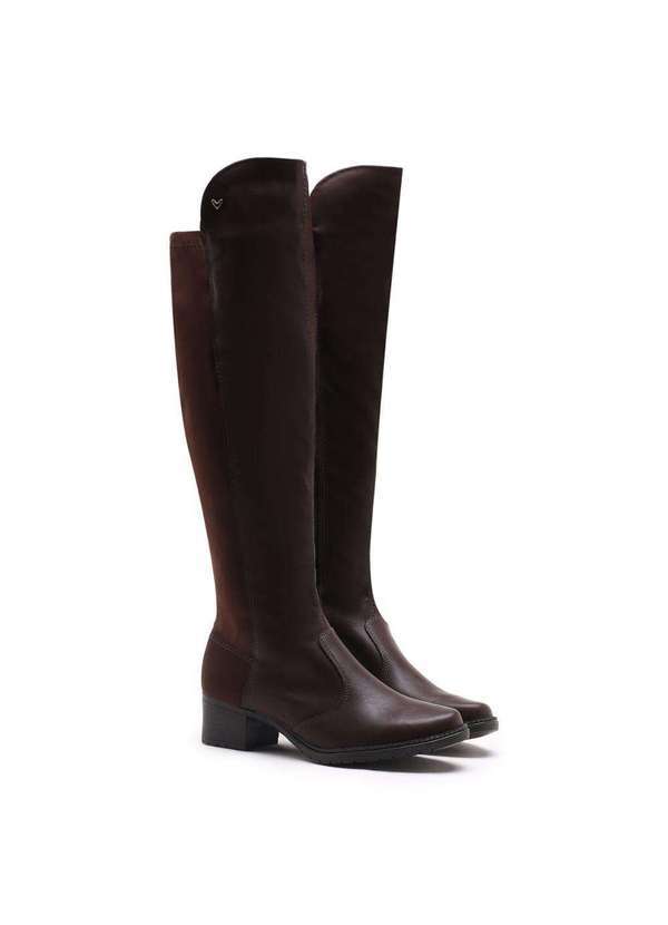 Mississipi - Bota Montaria Mississipi Cano com Tecido Marrom