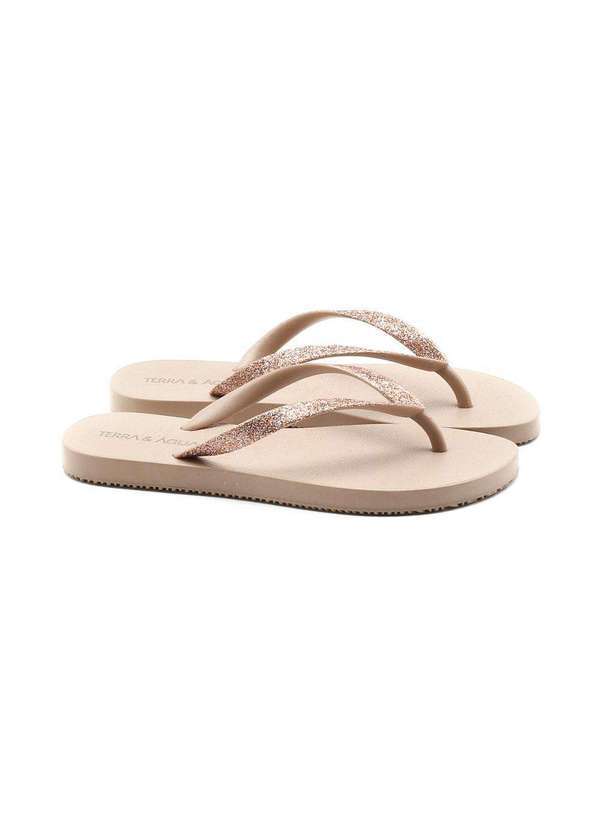 Terra & Agua - Chinelo Terra Água Glitter Transparente