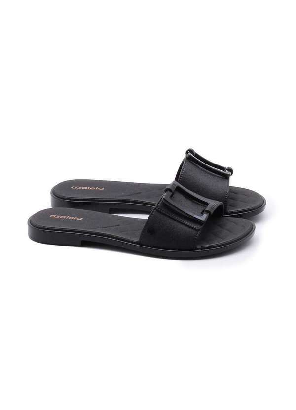 Azaleia - Slide Azaleia Alice Soft Flat Preto