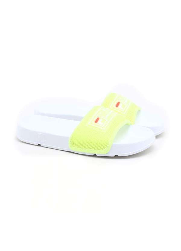 Fila - Slide Fila Drifter Mesh Feminino Verde Limão