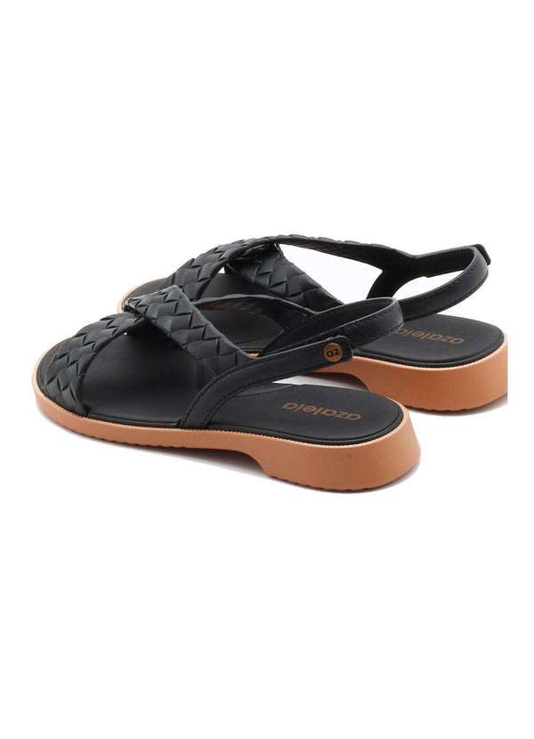 Azaleia - Sandália Rasteira Azaleia Simone Preto 3