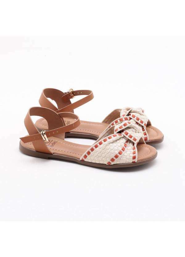 Bebecê - Sandália Rasteira Bebecê Marrom