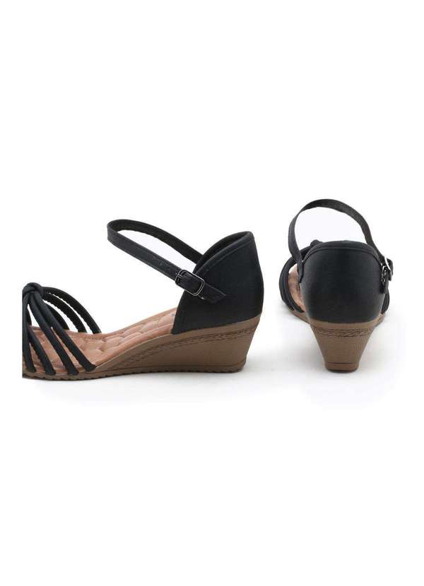 Mississipi Sandália Mississipi Anabela Preto