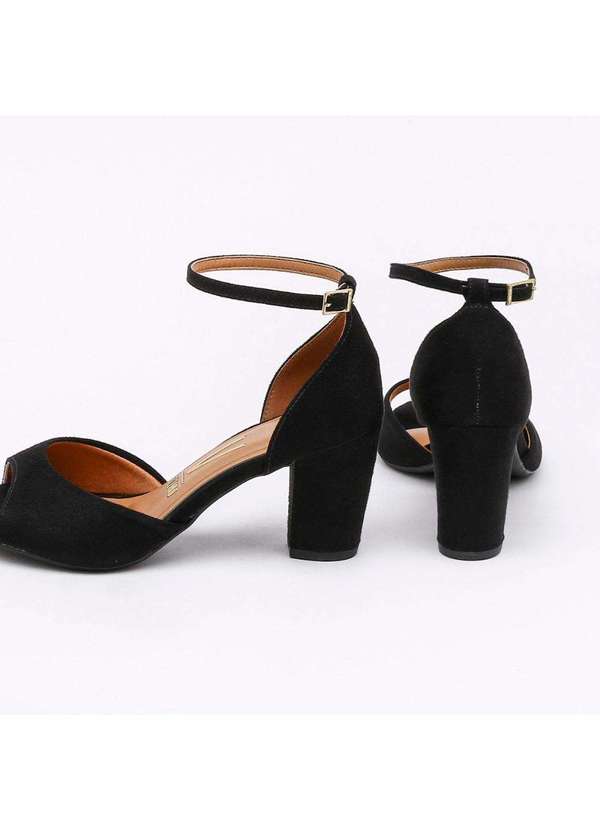 Vizzano Sandália Vizzano Camurça Preto