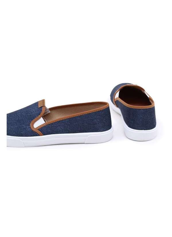 Moleca - Slipper Moleca Jeans Azul 5