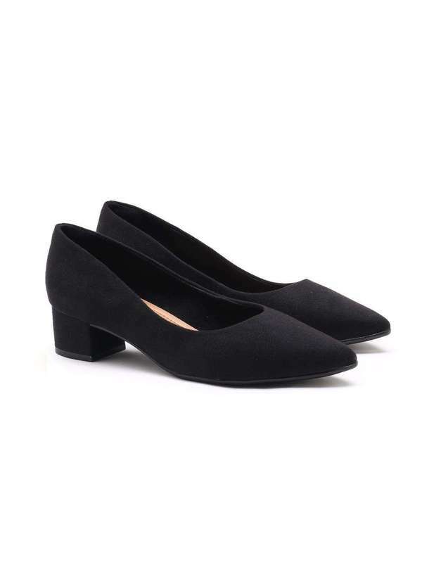 Bebecê - Scarpin Bebecê Camurça Preto