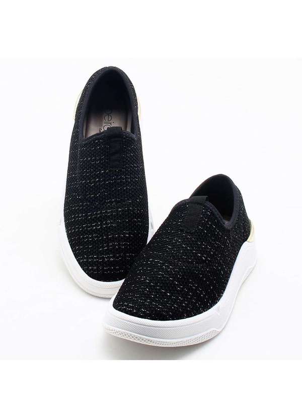 Beira Rio - Tênis Beira Rio Conforto Malha Preto 3