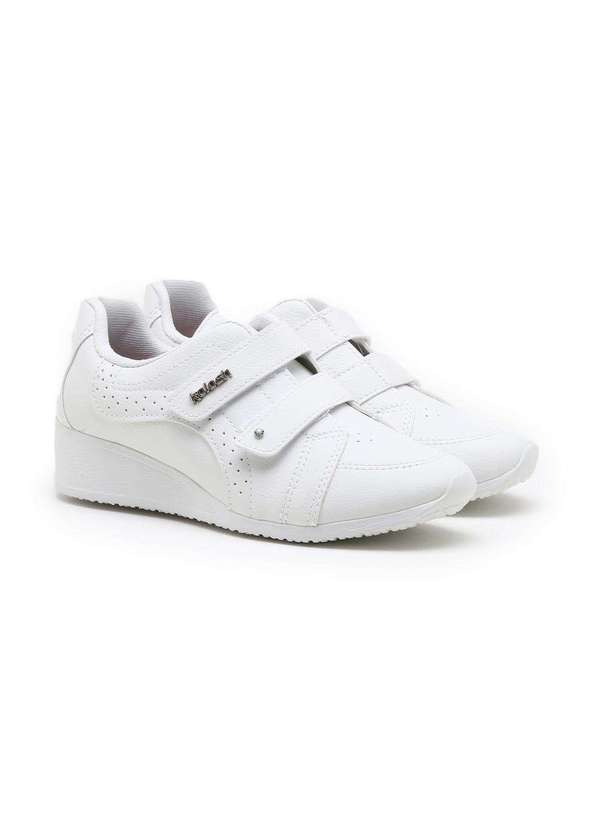 Tenis Kolosh Anabela Branco Tênis Kolosh Conforto Anabelado Branco