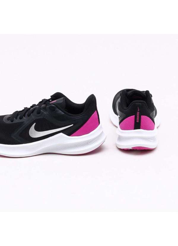 nike downshifter 10 pink and black