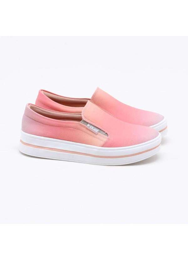 Quiz - Tênis Quiz Flatform Degradê Rosa