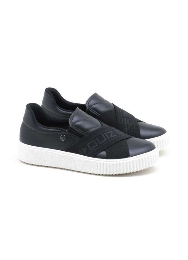 Quiz - Tênis Quiz Slip On Preto
