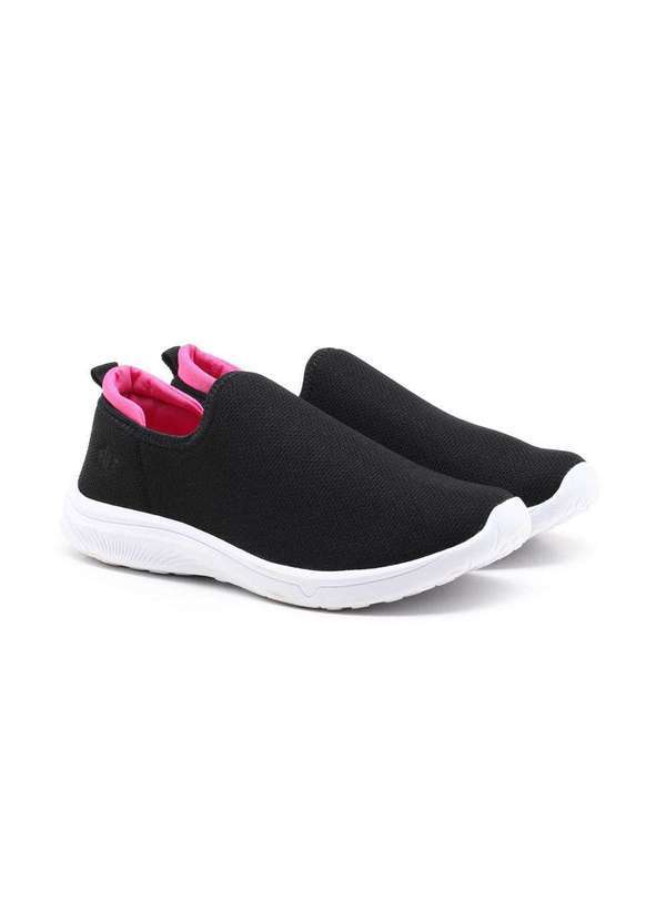 Disport' - Tênis Slip On Feminino Disport Preto