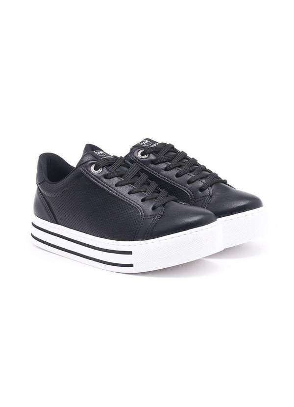 Via Marte - Tênis Via Marte Flatform Feminino Preto