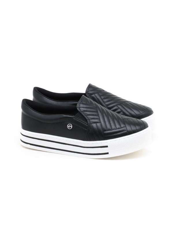 Via Marte - Tênis Via Marte Slip On Flatform Preto