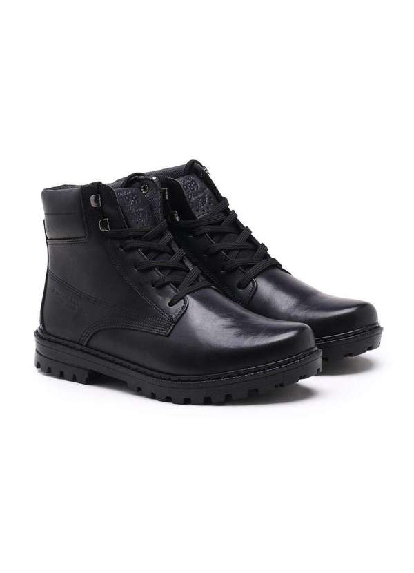 Pegada - Bota Pegada Jungle Couro Masculina Preto