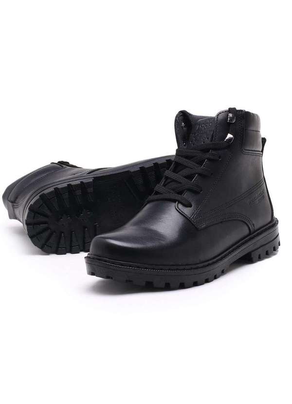 Pegada - Bota Pegada Jungle Couro Masculina Preto 2