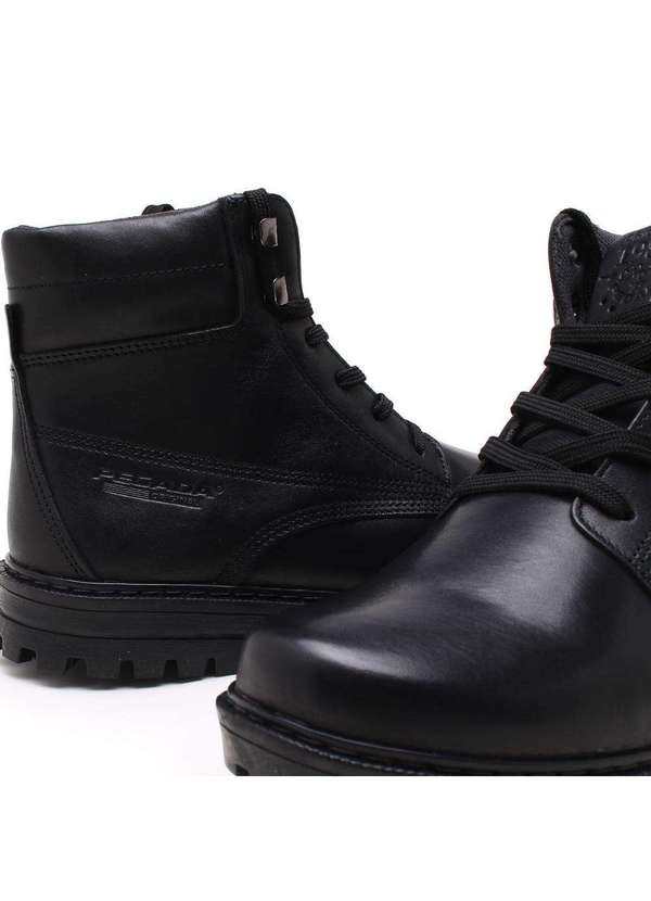 Pegada - Bota Pegada Jungle Couro Masculina Preto 4