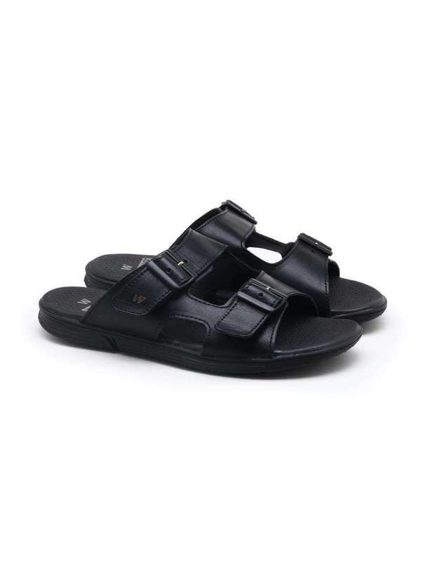 West Coast - Chinelo West Coast Malta Couro Masculino Preto