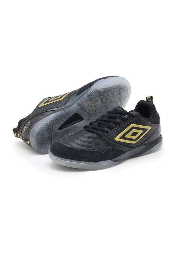 Umbro - Chuteira Futsal Umbro Pro 5 Royal Preto 2