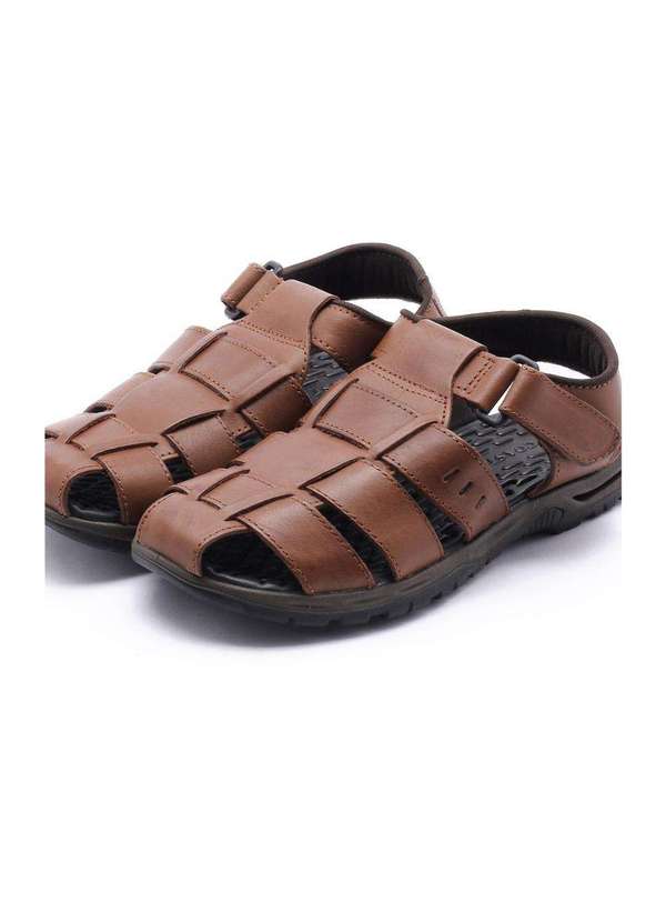 West Coast - Sandália West Coast Carmel Couro Masculina Marrom 2