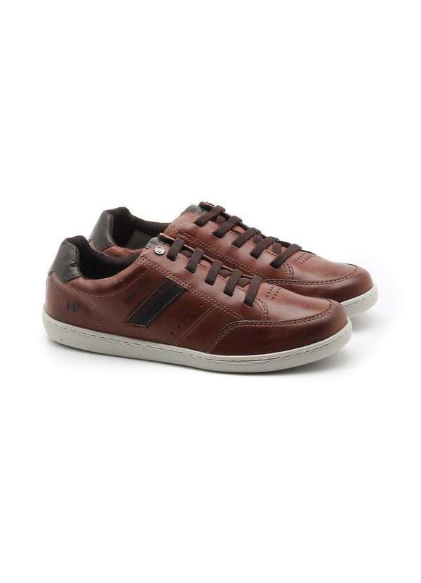 West Coast - Sapatênis West Coast Portand Couro Masculino Marrom