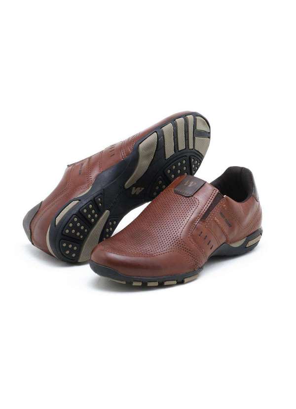 West Coast - Sapatênis West Coast Spark Couro Masculino Marrom 2