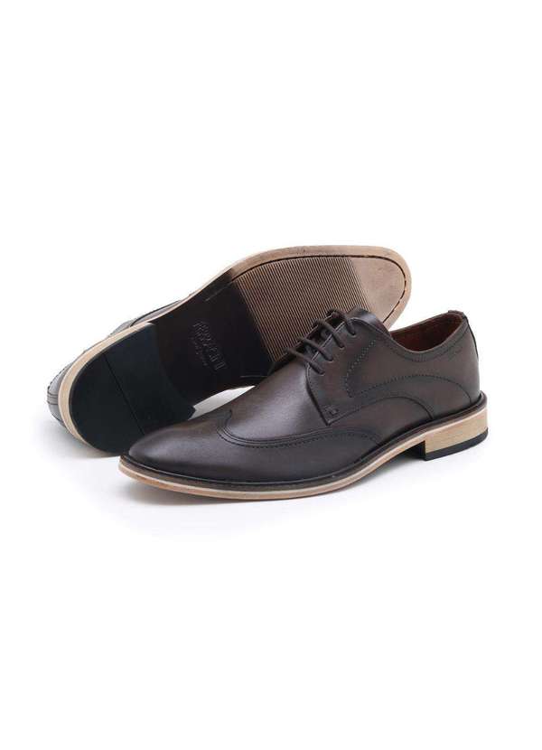 Ferracini - Sapato Social Ferracini Open Couro Masculino Marrom 3