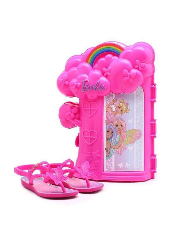 Grendene - Sandália Grendene Kids Barbie e Casa na Árvore Infantil Rosa