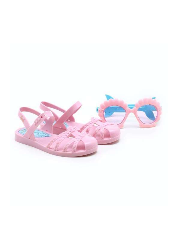 Grendene - Sandália Grendene Kids Disney Ariel com Óculos Infantil Rosa/Azul