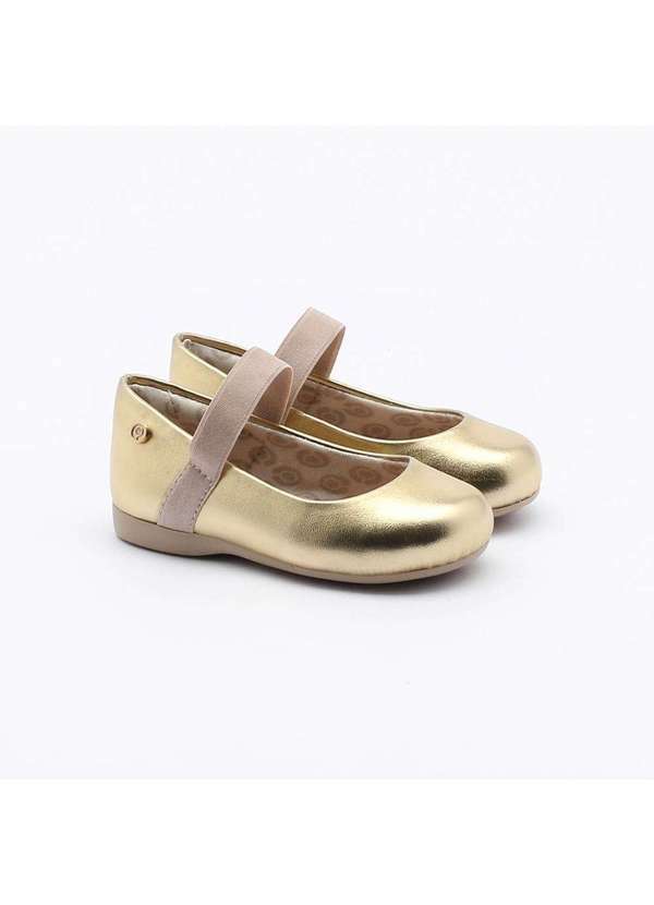 Ortopé - Sapatilha Ortopé Baby Fofura a Dourado
