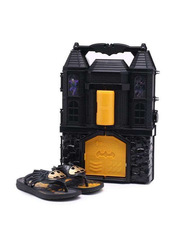 Grendene - Chinelo Grendene Kids Batman e Batcaverna Infantil Preto