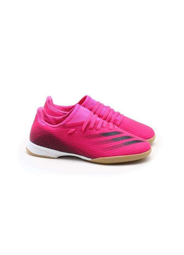Adidas - Chuteira Futsal Adidas X 20 3 Jr Infantil Rosa