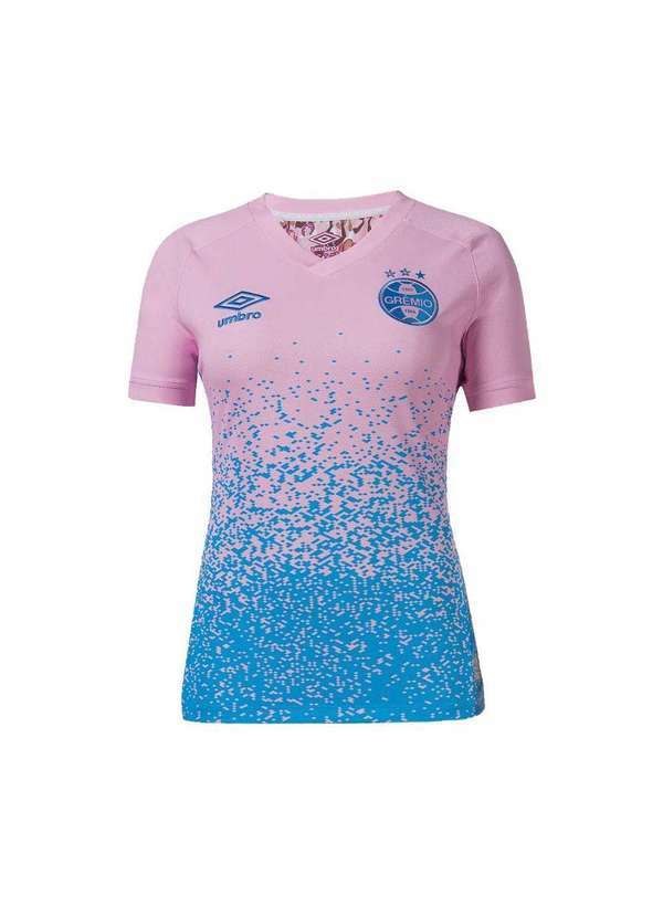 Umbro - Camisa Umbro Grêmio Outubro Feminina Rosa