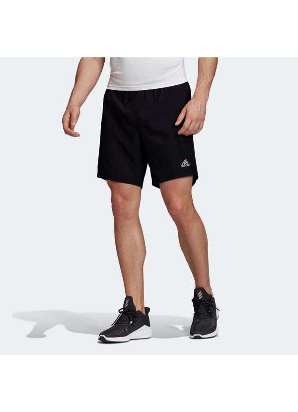 Adidas - Bermuda Adidas Run It Masculina Preto