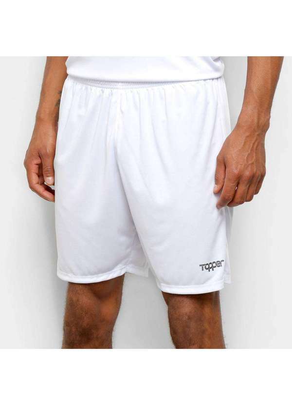 Topper - Calção Futebol Topper Class Masculino Branco