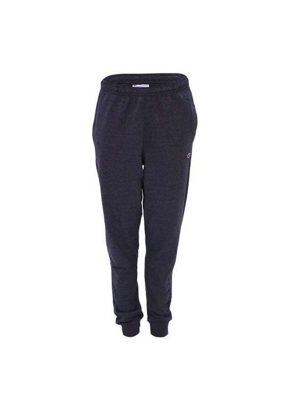 Champion - Calça Champion Jersey Pant Jog Script Vertical Masculina Cinza