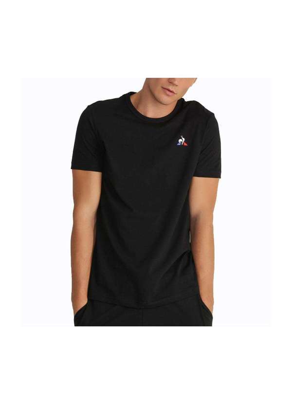 Le Coq - Camiseta Le Coq Sportif Ess Tee Ss N°2 Masculina Preto