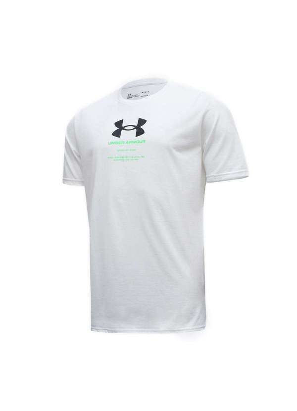 Under Armour - Camiseta Under Armour Engineered Sy Masculina Branco