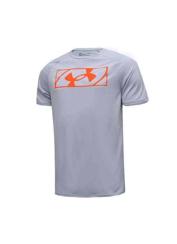 Under Armour - Camiseta Under Armour Tech 2 Tilt Masculina Cinza