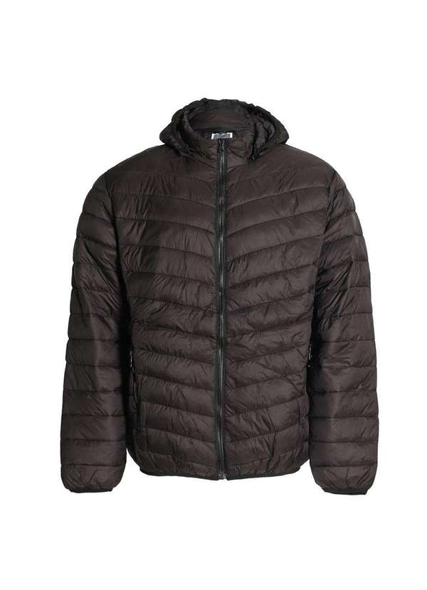 Burnett - Jaqueta Burnett Puffer com Capuz Masculina Preto