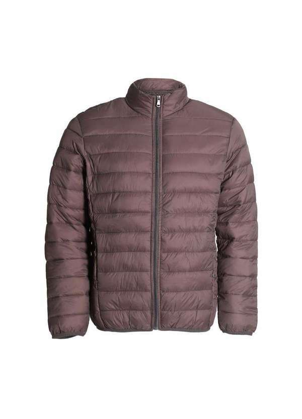 Burnett - Jaqueta Burnett Puffer Masculina Cinza