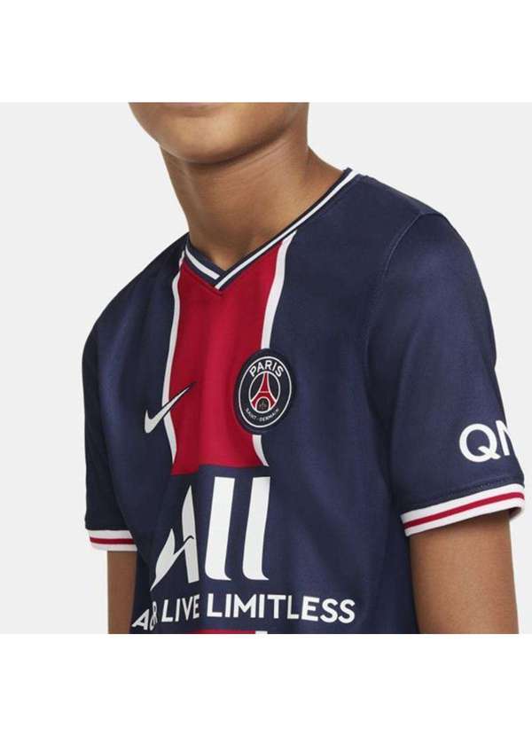 Nike - Camisa Nike Psg 20/21 I Torcedor Infantil Azul 3